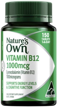 Nature%26%23039%3Bs+Own+Vitamin+B12+1000mcg+Tablets+150+Pack%5E