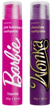 Hismile+Barbie+or+Wonka+Flavoured+Toothpaste+60g