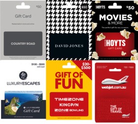 Flybuys+20x+Points+on+Country+Road%2C+David+Jones%2C+Gift+to+Dine%2C+Hoyts%2C+Luxury+Escapes%2C+The+Gift+of+Fun+and+Webjet+Gift+Cards+When+You+Swipe+Your+Flybuys+Card+at+the+Checkout