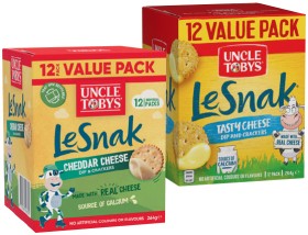 Uncle-Tobys-Le-Snak-12-Pack-Selected-Varieties on sale