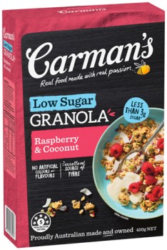 Carmans-Granola-425450g-Selected-Varieties on sale