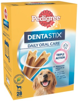 Pedigree-Dentastix-Daily-Oral-Care-28-Pack-Selected-Varieties on sale