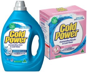 Cold-Power-Laundry-Liquid-2-Litre-Powder-2kg-or-Capsules-26-Pack-Selected-Varieties on sale