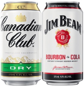 Canadian+Club+or+Jim+Beam+4.8%25+Varieties+10+Pack