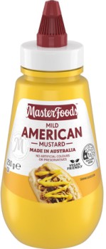 MasterFoods-Squeezy-Mustard-250275g-Selected-Varieties on sale