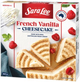 Sara-Lee-Cheesecake-360410g-Selected-Varieties on sale