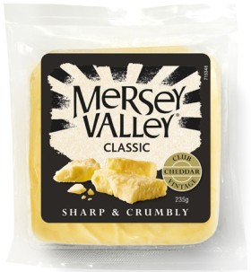 Mersey+Valley+Vintage+Cheddar+Cheese+235g+Selected+Varieties