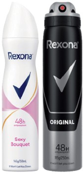 Rexona+Deodorant+or+Antiperspirant+Spray+250mL+Selected+Varieties