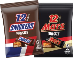 Mars+132%E2%80%91192g%2C+M%26amp%3BM%26rsquo%3Bs+148g+or+Skittles+180g+Fun+Size+Bags+Selected+Varieties