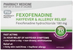 Pharmacy+Health+Fexofenadine+Hayfever+%26amp%3B+Allergy+Relief+70+Tablets