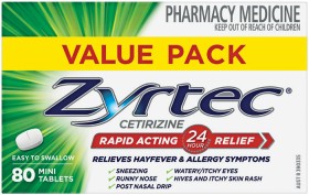 Zyrtec+80+Mini+Tablets