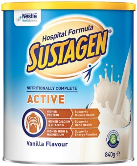 Sustagen+Hospital+Formula+Vanilla+Flavour+840g