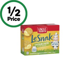 Uncle-Tobys-Le-Snak-132g-Pk-6 on sale