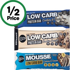 BSc+Low+Carb+High+Protein+Bar+60g+or+Low+Carb+Mousse+Bar+55g%23