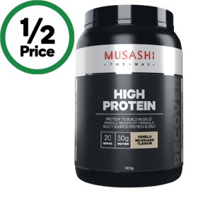 Musashi+High+Protein+Powder+900g%23