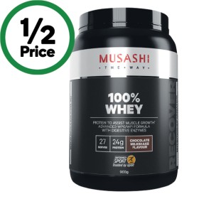 Musashi+100%25+Whey+Protein+Powder+900g%23