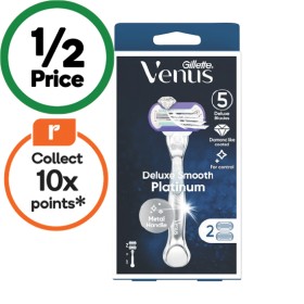 Gillette+Venus+Deluxe+Smooth+Platinum+Razor