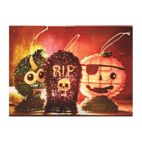 Halloween+Tinsel+Tabletop%26ndash%3B+Assorted