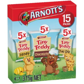 Arnott%26rsquo%3Bs+Tiny+Teddy+Variety+Multipack+Biscuits+375g+Pk+15