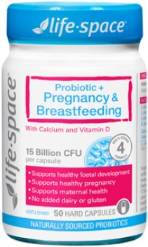 Life-Space+Probiotic+%2B+Pregnancy+%26amp%3B+Breastfeeding+50+Capsules