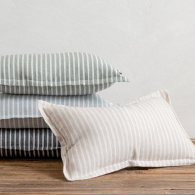 Sahara+Linen+Striped+Oblong+Cushion+by+M.U.S.E.