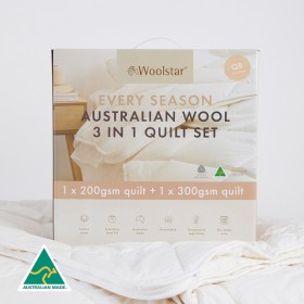 Every+Season+Australian+Wool+Quilt+Set+by+Woolstar