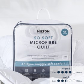 Comfort+Science+So+Soft+450gsm+Microfibre+Quilt+by+Hilton