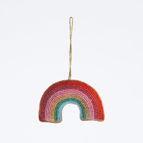 Beaded-Rainbow-Christmas-Hanging-Decoration-by-Habitat on sale