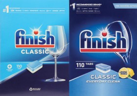 Finish-Classic-Dish-Tabs-110pk-Regular-or-Lemon on sale