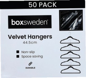 50+Pack+Velvet+Clothes+Hangers+Non+Slip