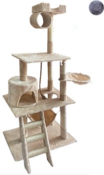 Melanie+Cat+Scratcher+Grey+or+Cream+154x46x62cm