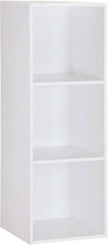 3+Tier+Bookcase+30x23x79cm+White