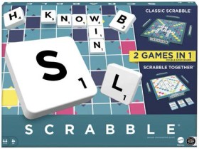 Mattel+Board+Games+Scrabble+Original