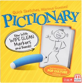 Mattel+Board+Games+Pictionary