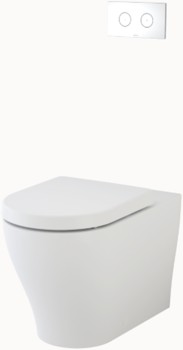 Caroma-Luna-Cleanflush-Invisi-Series-II-Wall-Faced-Toilet-Suite on sale