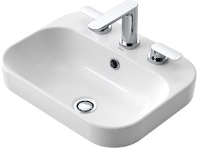 Caroma-3TH-Luna-Wall-Basin on sale