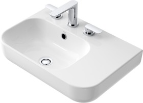 Caroma-3TH-Luna-Shelf-Wall-Basin on sale