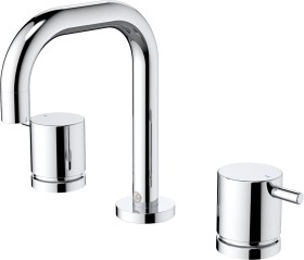 Caroma+Chrome+Luna+Lever+Basin+Set