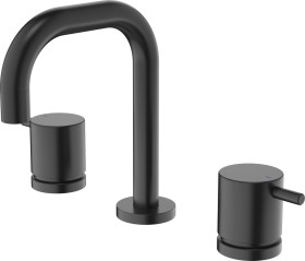 Caroma+Black+Luna+Lever+Basin+Set%2A