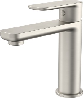 Caroma-Brushed-Nickel-Luna-Basin-Mixer on sale