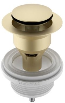 Caroma+Brushed+Brass+Pop-Up+Plug+%26amp%3B+Waste%2A