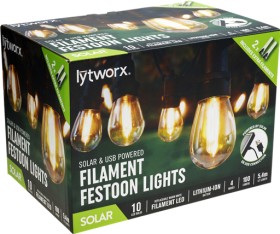 Lytworx+Solar+LED+Festoon+Lights+Pack+of+10