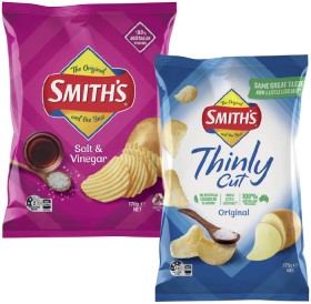 Smith%26rsquo%3Bs+Crinkle+Cut+Chips+150-170g%2C+Thinly+Cut+175g+or+Double+Crunch+150g+Selected+Varieties