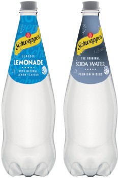 Schweppes+Mixers%2C+Soft+Drink+or+Mineral+Water+1.1+Litre+Selected+Varieties