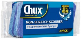 Chux-Scourer-Sponge-2-Pack-Selected-Varieties on sale