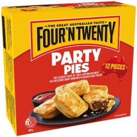 FourN-Twenty-Party-Pies-or-Sausage-Rolls-12-Pack on sale