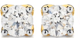 Alora+14ct+Gold+1.20+Carats+TW+Lab+Grown+Diamond+4+Claw+Stud+Earrings