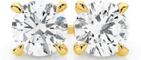 Alora-14ct-Gold-2-Carats-Lab-Grown-Diamond-4-Claw-Stud-Earring on sale