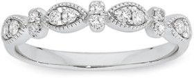 9ct-White-Gold-Diamond-Band on sale