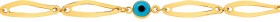 9ct-Gold-19cm-Evil-Eye-Flat-Split-Twist-Bracelet on sale